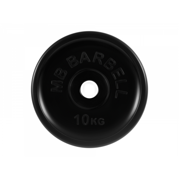 Диск обрезиненный "Евро-классик", чёрный, 10 кг MB Barbell