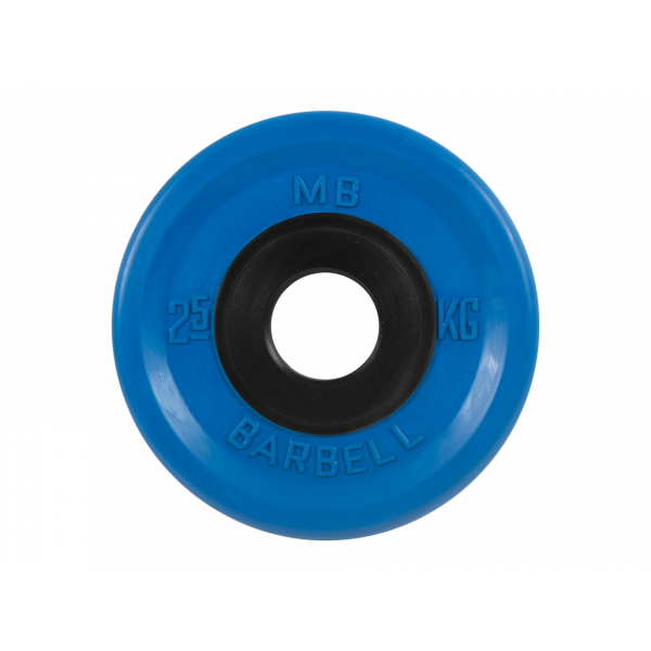 Диск обрезиненный "Евро-классик", синий, 2,5 кг MB Barbell
