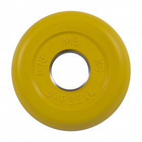 Диск обрезиненный "Стандарт", жёлтый,  0,75 кг