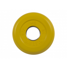 Диск обрезиненный "Стандарт", жёлтый, 0,75 кг