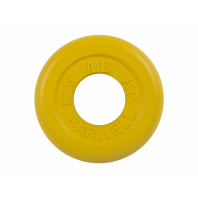 Диск обрезиненный "Стандарт", жёлтый, 1,25 кг