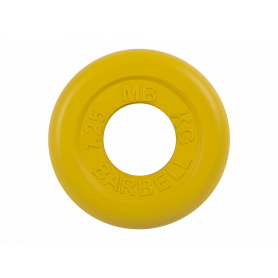 Диск обрезиненный "Стандарт", жёлтый, 1,25 кг